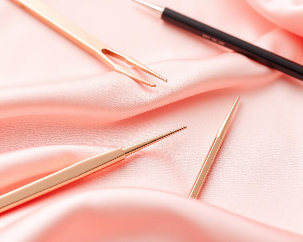 Lash tools flatlay